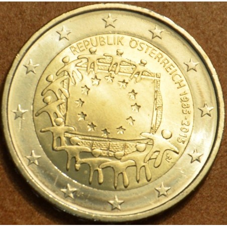 euroerme érme 2 Euro Ausztria 2015 - Az európai lobogó 30 éve (UNC)