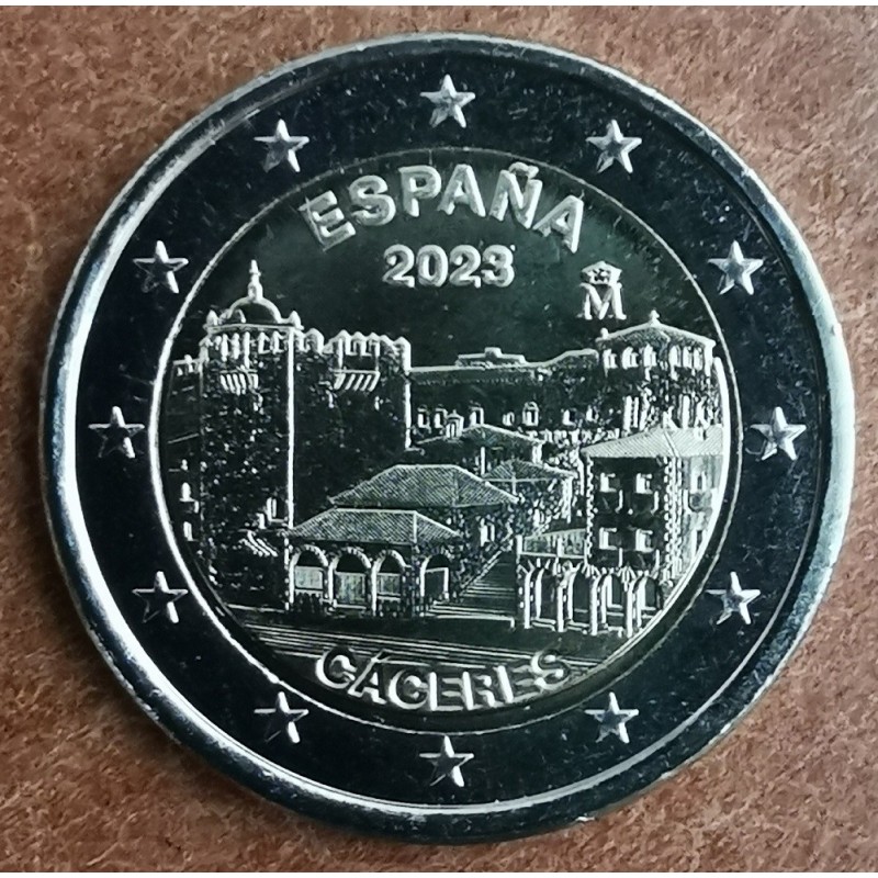 Euromince mince 2 Euro Španielsko 2023 - Caceres (UNC)