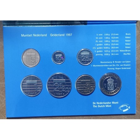 eurocoin eurocoins Netherlands 6 coins 1997 with token (BU)