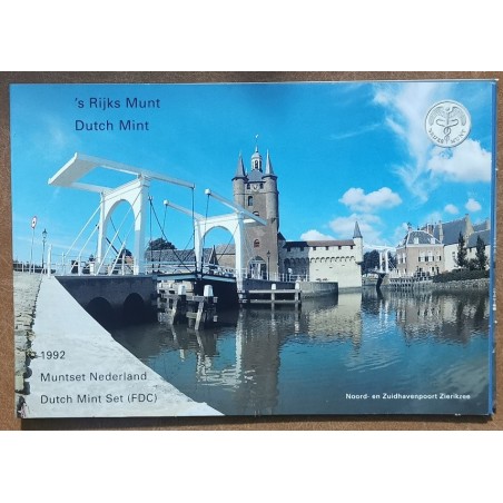 eurocoin eurocoins Netherlands 6 coins 1992 with token (BU)