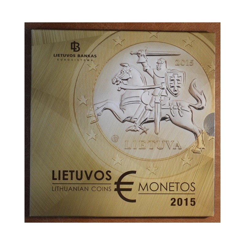 Euromince mince Litva 2015 sada 8 mincí (BU)