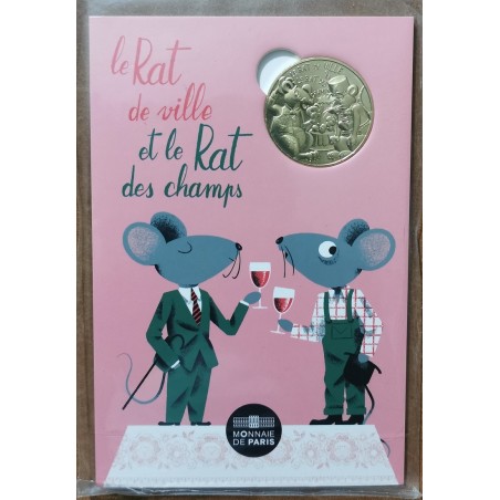 euroerme érme Zseton - Franciaország 2021 - A városi patkány és a v...