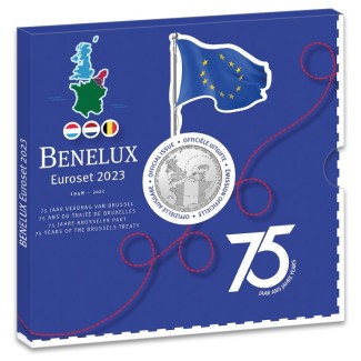 euroerme érme BeNeLux 2023 - hivatalos 24 részes szett (BU)