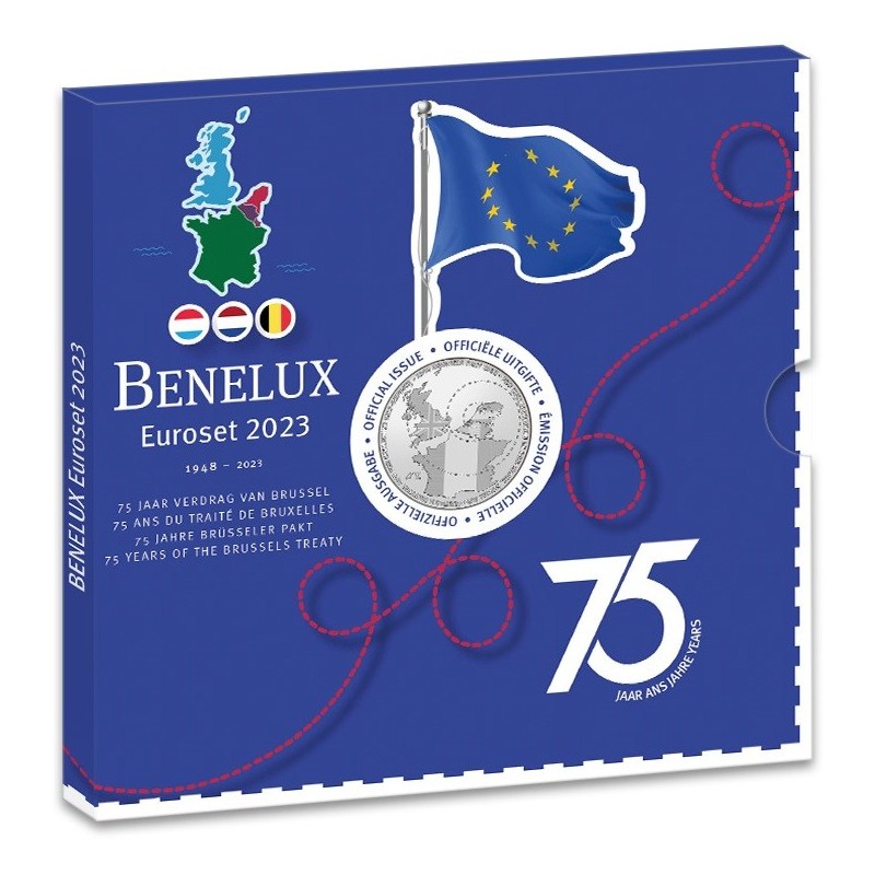 euroerme érme BeNeLux 2023 - hivatalos 24 részes szett (BU)