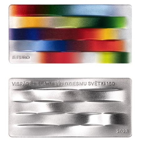 eurocoin eurocoins 5 Euro Latvia 2023 - Song thrills (Proof)