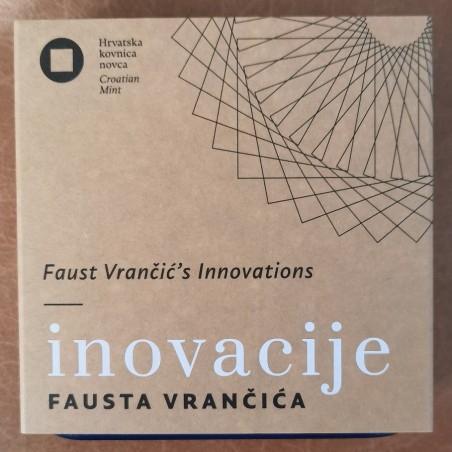 Euromince mince 4 Euro Chorvátsko 2023 - Faust Vrancic (Proof)