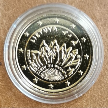 eurocoin eurocoins 2 Euro Litva 2023 - Together for Ukraine (gold p...