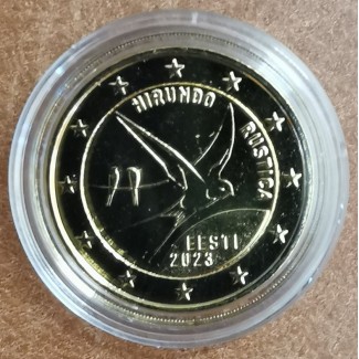 euroerme érme 2 Euro Észtország 2023 - A füsti fecske (aranyozott UNC)