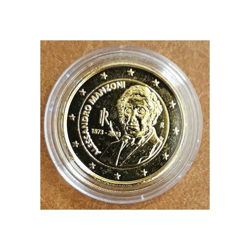 Euromince mince 2 Euro Taliansko 2023 - Alessandro Manzoni (pozláte...