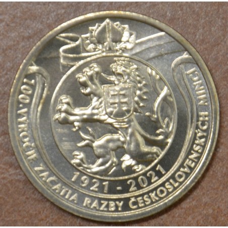 Euromince mince Žetón Slovensko 2021 - Razba Československých mincí