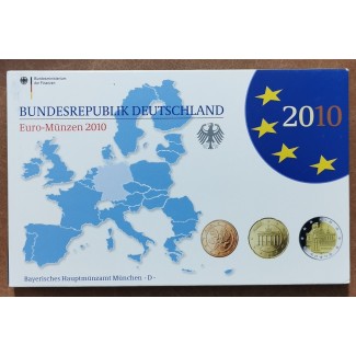 Euromince mince Nemecko 2010 \\"D\\" sada 9 mincí (Proof)