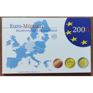 eurocoin eurocoins Germany 2006 \\"A\\" set of 9 eurocoins (Proof)