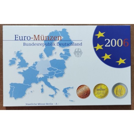 Euromince mince Nemecko 2006 \\"A\\" sada 9 euromincí (Proof)