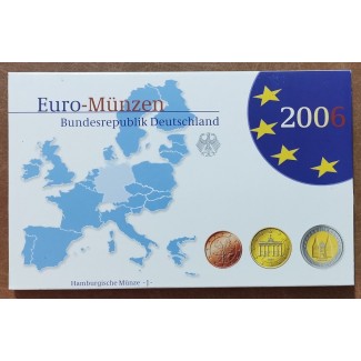 Euromince mince Nemecko 2006 \\"J\\" sada 9 euromincí (Proof)