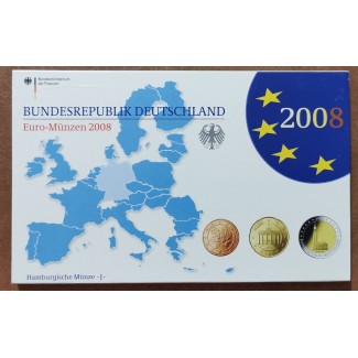 Euromince mince Nemecko 2008 \\"J\\" sada 9 euromincí (Proof)