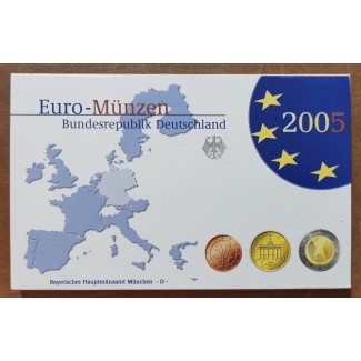 euroerme érme Németország 2005 \\"D\\" - 8 részes forgalmi sor (Proof)