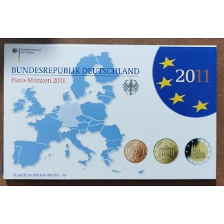 eurocoin eurocoins Germany 2011 \\"A\\" set of 9 eurocoins (Proof)