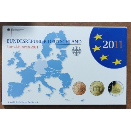 Euromince mince Nemecko 2011 \\"A\\" sada 9 euromincí (Proof)