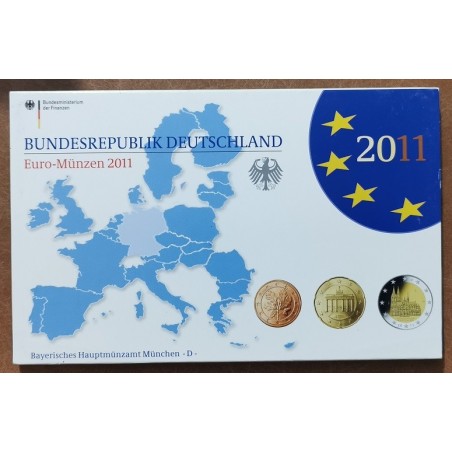 Euromince mince Nemecko 2011 \\"D\\" sada 9 euromincí (Proof)