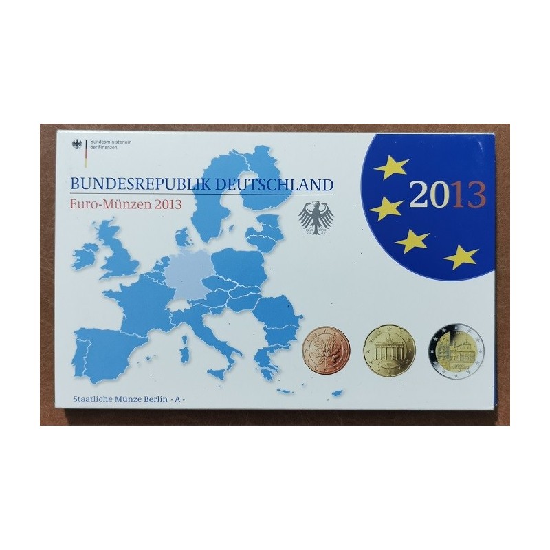 eurocoin eurocoins Germany set of 9 coins 2013 \\"A\\" (Proof)