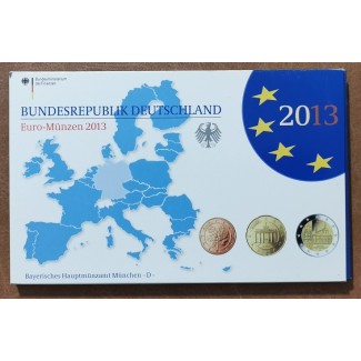 euroerme érme Németország 9 részes forgalmi sor 2013 \\"D\\" (Proof)