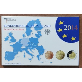eurocoin eurocoins Germany 2014 \\"A\\" set of 9 eurocoins (Proof)