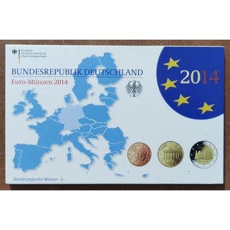 euroerme érme Németország 2014 \\"J\\" - 9 részes forgalmi sor (Proof)