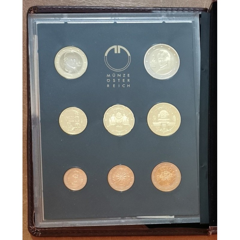 eurocoin eurocoins Austria 2003 set of 8 coins (Proof)