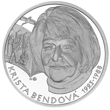 Euromince mince 10 Euro Slovensko 2023 - Krista Bendová (Proof)