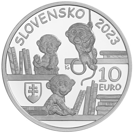 Euromince mince 10 Euro Slovensko 2023 - Krista Bendová (Proof)