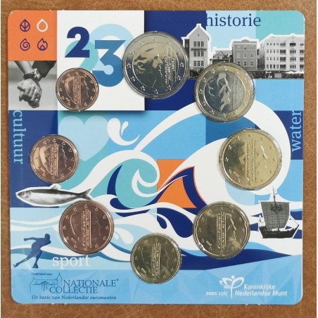 euroerme érme Hollandia 2023 - 8 részes forgalmi sor - A víz (UNC)