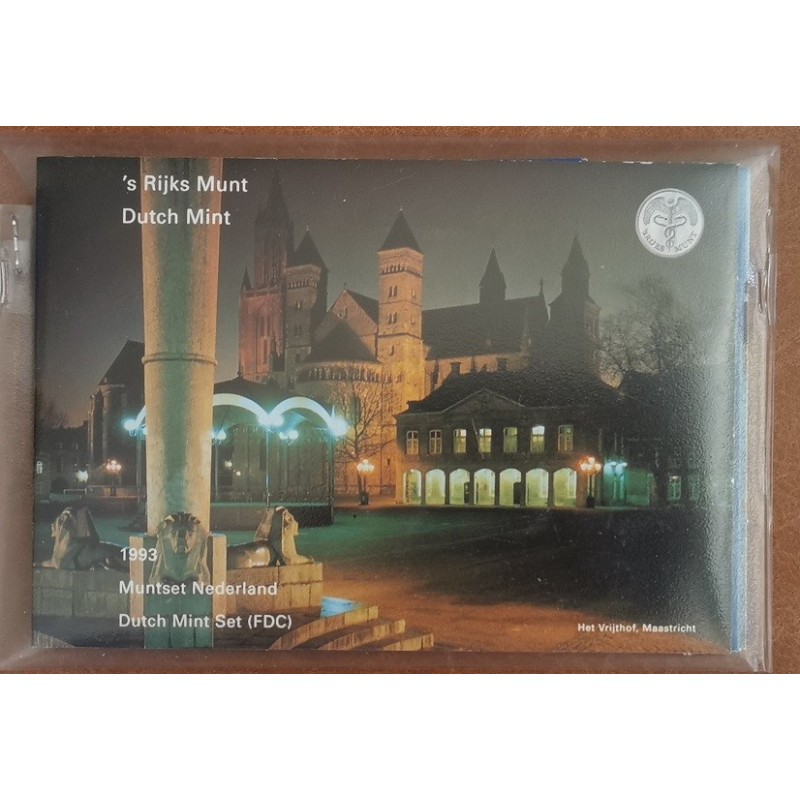 eurocoin eurocoins Netherlands 6 coins 1993 with token (BU)