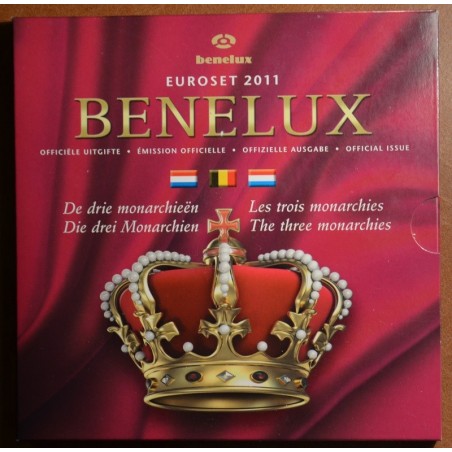 euroerme érme BeNeLux 2011 - hivatalos 24 részes szett (BU)