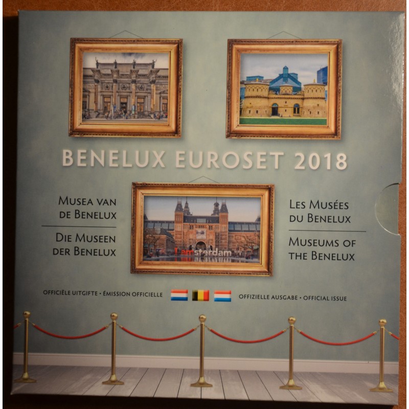 euroerme érme BeNeLux 2018 - hivatalos 24 részes szett (BU)