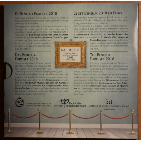 eurocoin eurocoins BeNeLux 2018 - set of 24 eurocoins (BU)