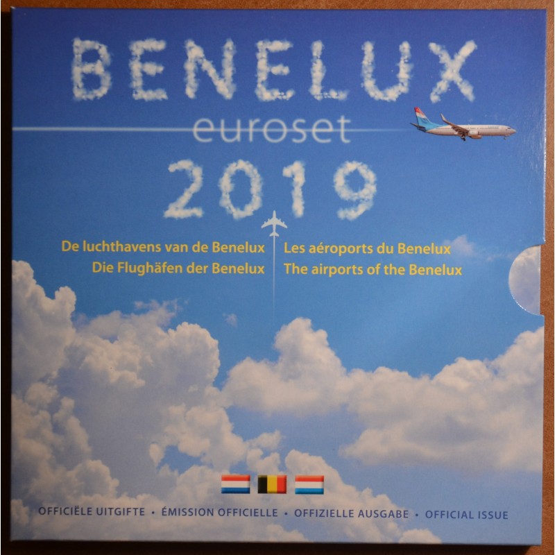euroerme érme BeNeLux 2019 - hivatalos 24 részes szett (BU)