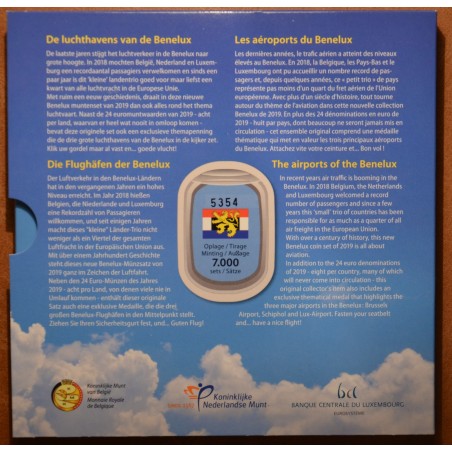 eurocoin eurocoins BeNeLux 2019 - set of 24 eurocoins (BU)