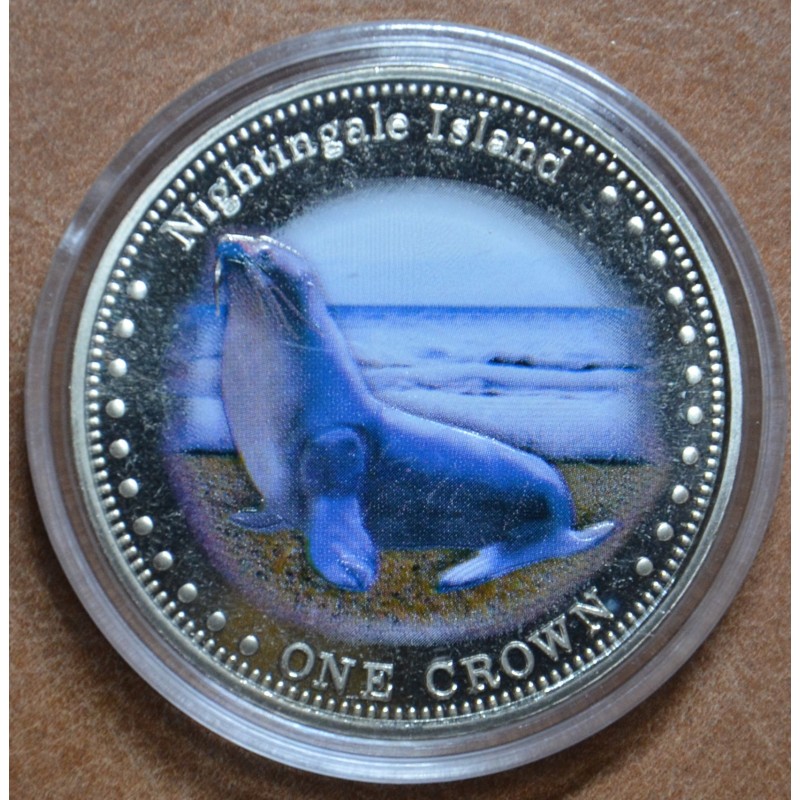 Euromince mince Nightingale ostrovy 1 koruna 2011 (UNC)