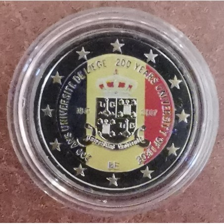 Euromince mince 2 Euro Belgicko 2017 - Univerzita v Liege IV. (fare...