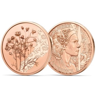 Euromince mince 10 Euro Rakúsko 2023 - Rumanček kamilkový (UNC)
