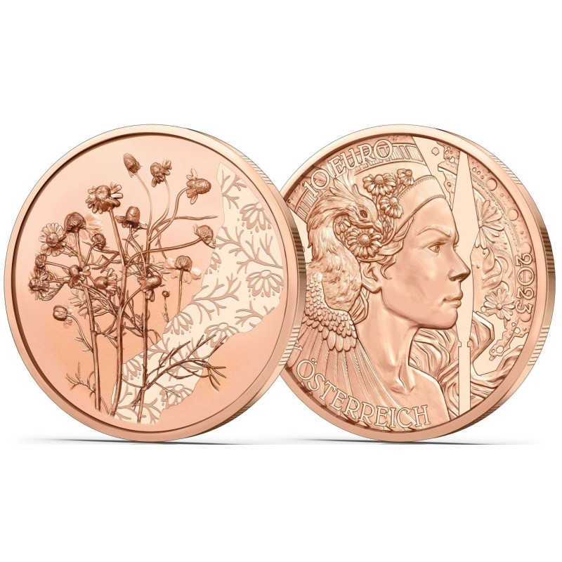 euroerme érme 10 Euro Ausztria 2023 - A kamilla (UNC)