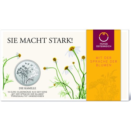eurocoin eurocoins 10 Euro Austria 2023 - Chamomile (BU)