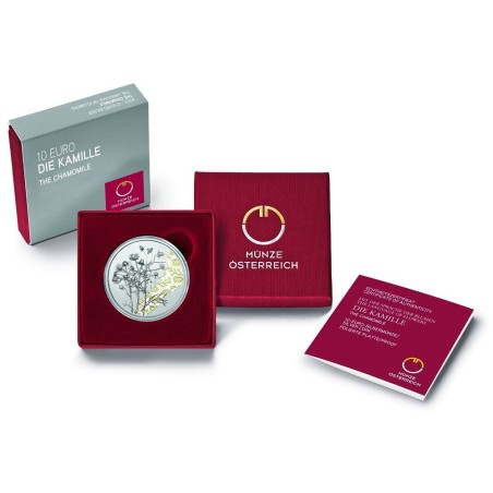 euroerme érme 10 Euro Ausztria 2023 - A kamilla (Proof)