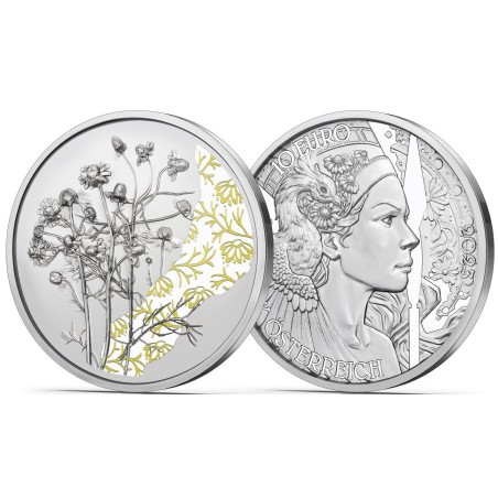 eurocoin eurocoins 10 Euro Austria 2023 - Chamomile (Proof)