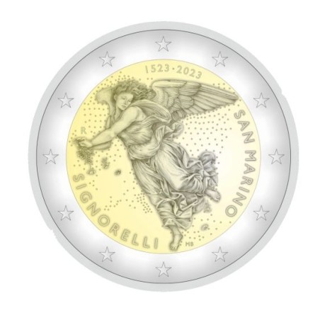 Euromince mince 2 Euro San Marino 2023 - Luca Signorelli (BU)