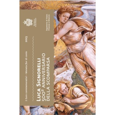 Euromince mince 2 Euro San Marino 2023 - Luca Signorelli (BU)