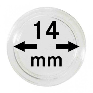 euroerme érme 14 mm Lindner kapszula (10 db)