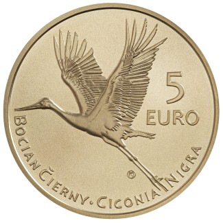 5 Euro Slovakia 2023 - The black stork (UNC)