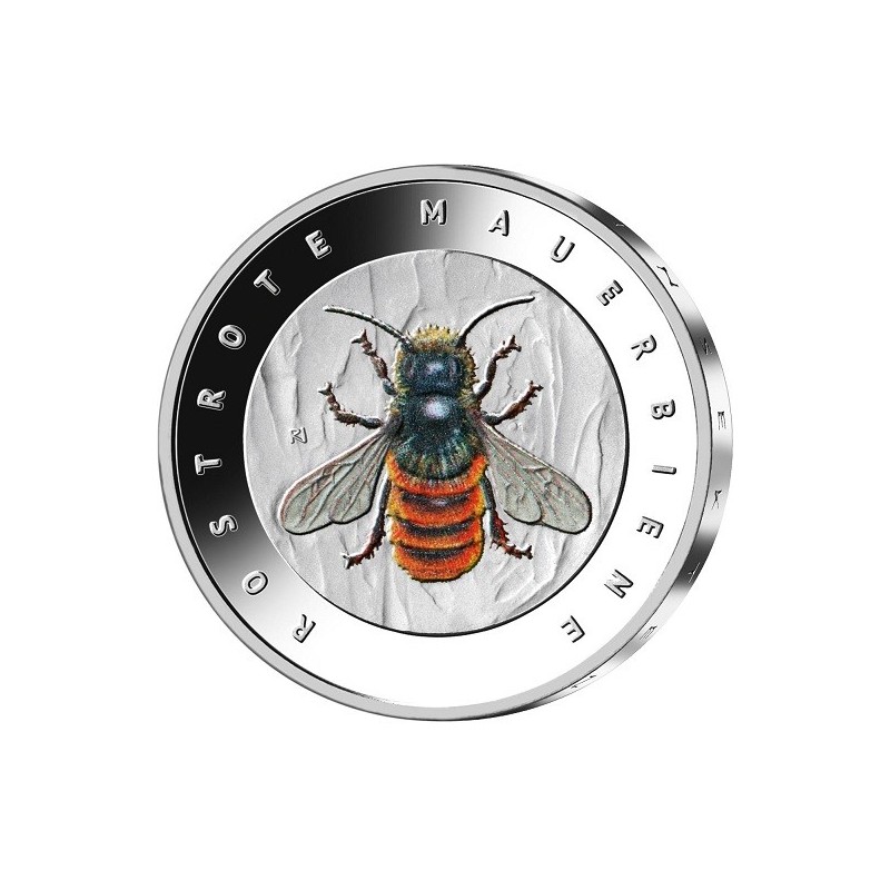 Euromince mince 5 Euro Nemecko 2023 Včela - Osmia Bicornis (Proof)
