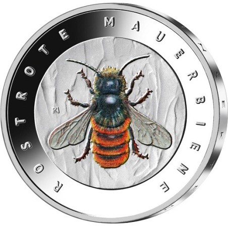 Euromince mince 5 Euro Nemecko 2023 Včela - Osmia Bicornis (Proof)